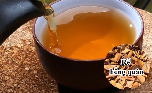 Sử dụng rễ hồng quân chữa bí tiểu