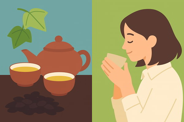 Hưởng trà tiêu thực để có hệ tiêu hóa tốt