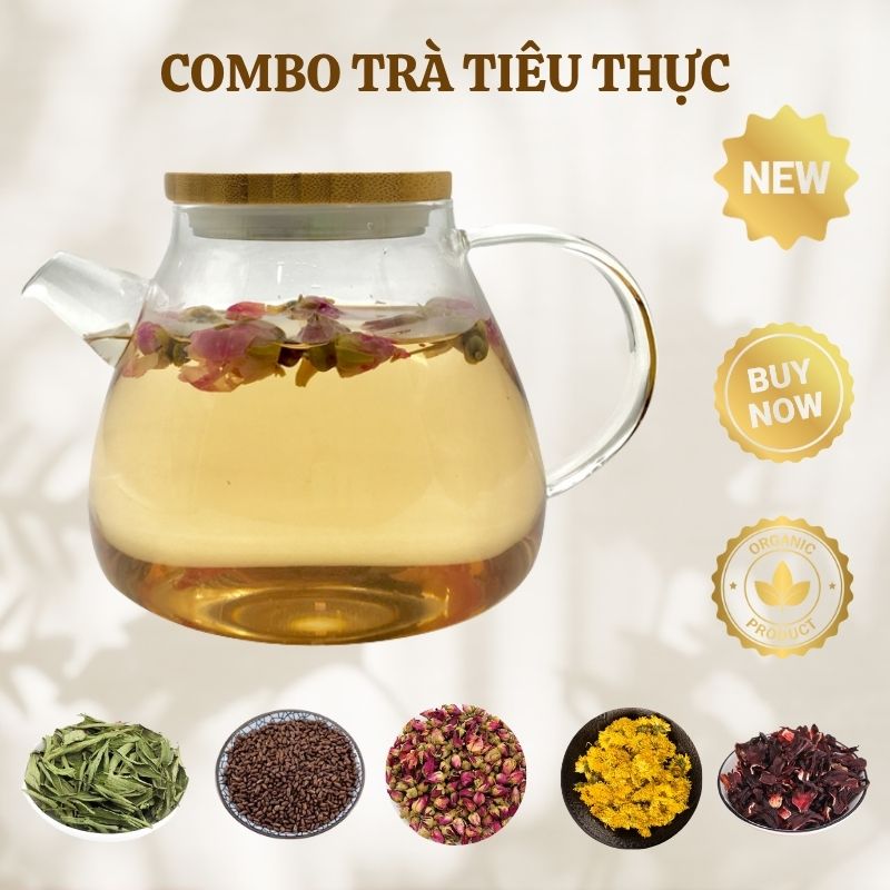 Combo trà tiêu thực giảm khó tiêu