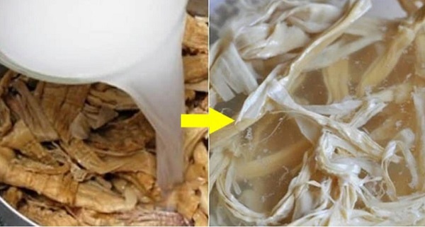 Vì sao cần ngâm măng với nước vo gạo