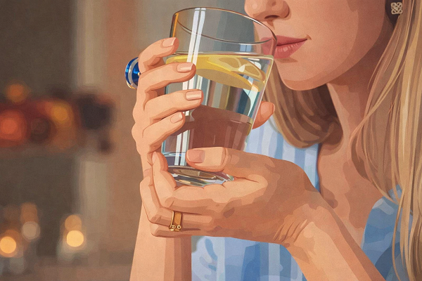 Nước chanh ấm giảm axit uric