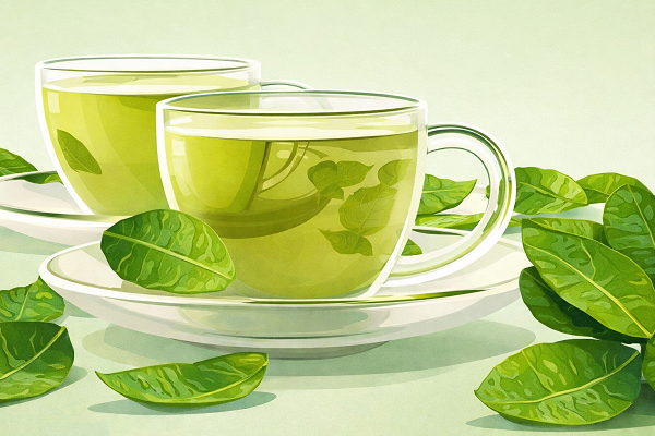 Nước trà xanh giảm axit uric