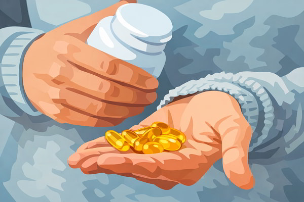 Uống dầu cá omega-3 thường xuyên