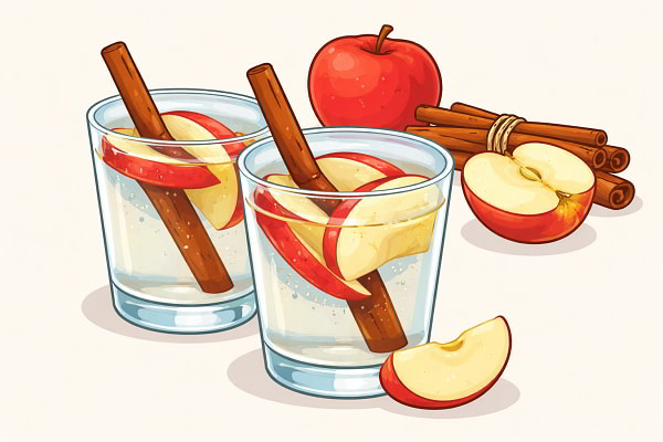 Trà táo detox cơ thể