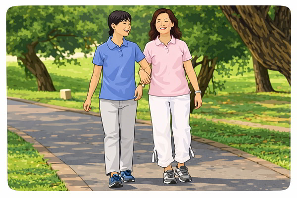 Đi bộ vào thời điểm nào