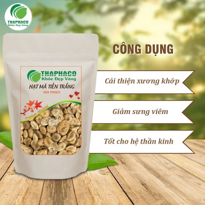 Công dụng của hạt mã tiền trắng cho sức khỏe