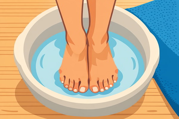 Ngâm chân bằng nước ấm