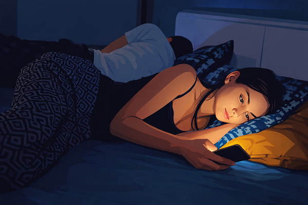 Ngủ trễ dễ tăng cân