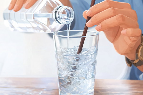 Uống nước đá lạnh