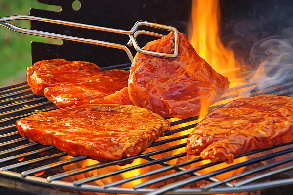 Mẹo nướng thịt không bị khô, cháy