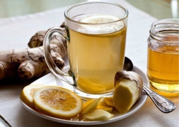 Trà gừng giải rượu bia hiệu quả