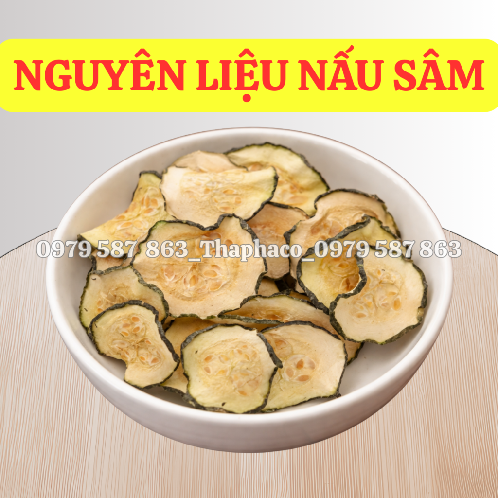 Bí đao sấy lạnh nấu nước sâm