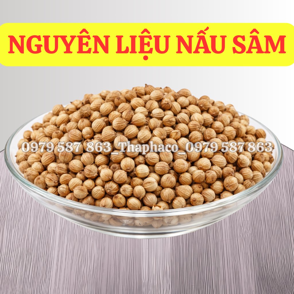 Hạt ngò nguyên liệu nấu nước sâm