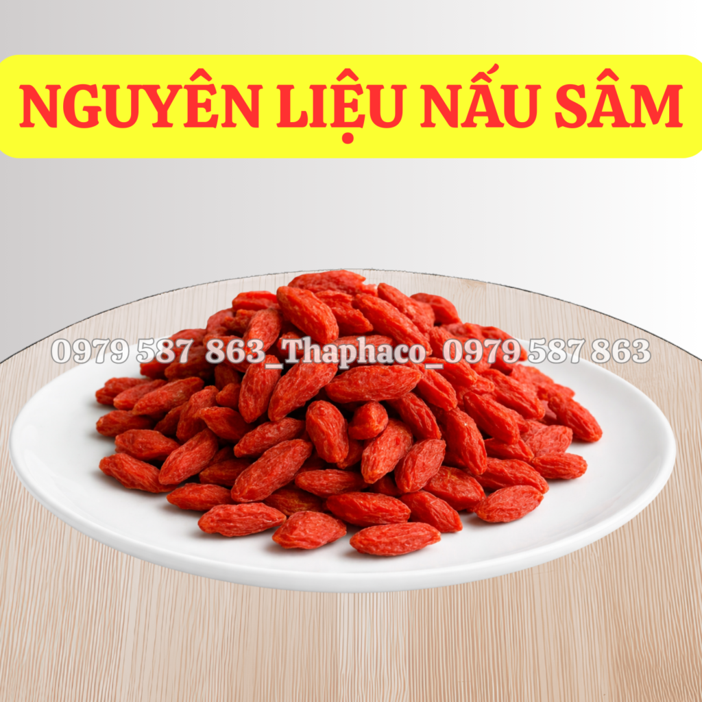 Kỷ tử nguyên liệu nấu nước sâm