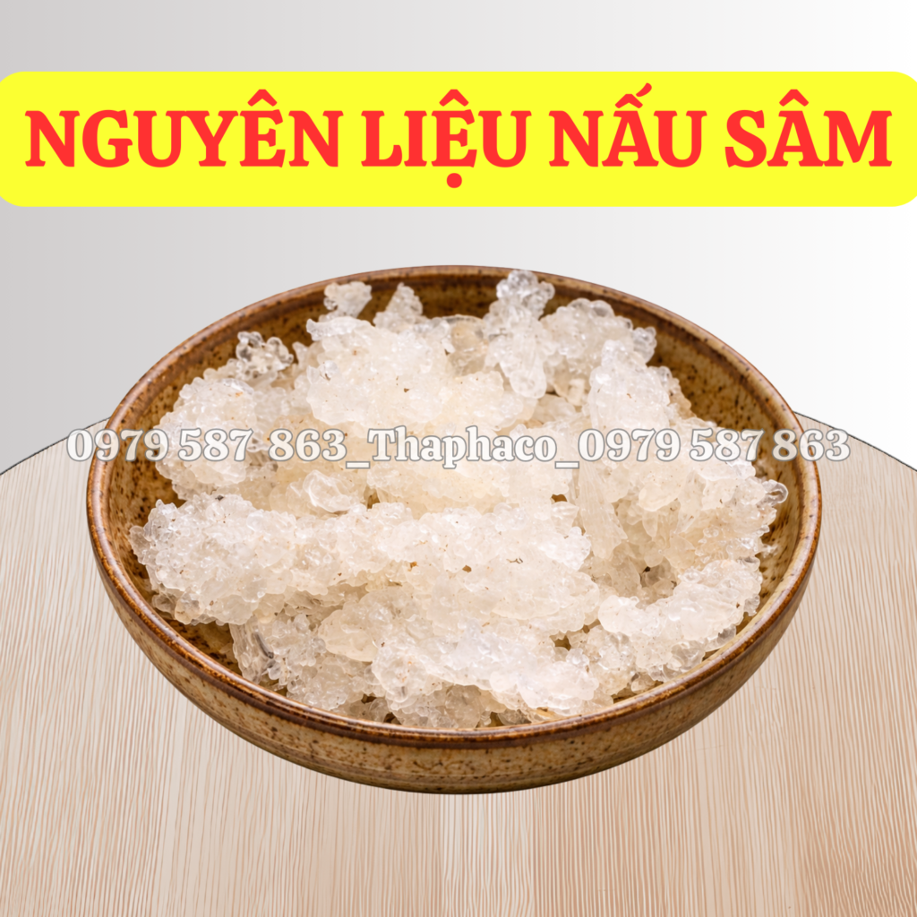 Tuyết yến nấu nước sâm