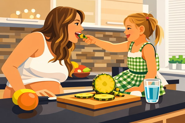 Ăn dứa đem lại lợi ích gì cho người mang thai