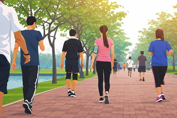 Đi bộ mang đến nhiều lợi ích cho sức khỏe