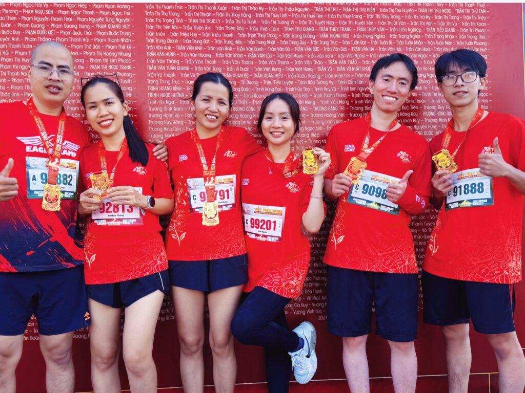 Đội ngũ thaphaco tham gia giải tết run 2025