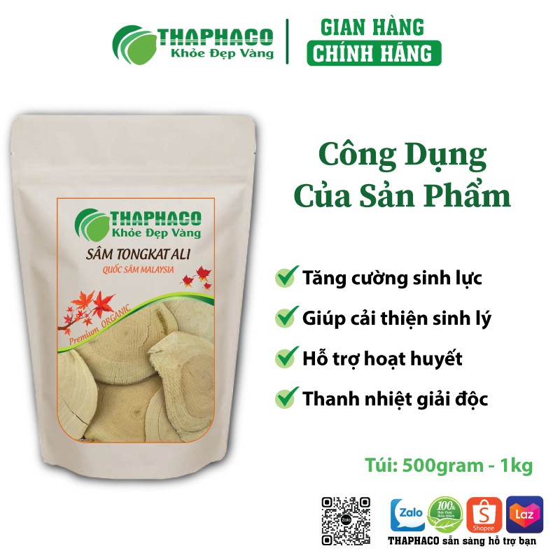 Công dụng tuyệt vời của sâm Tongkat Ali