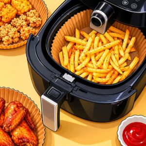 Khi nướng bánh, nướng rau củ bên dùng giấy nến 