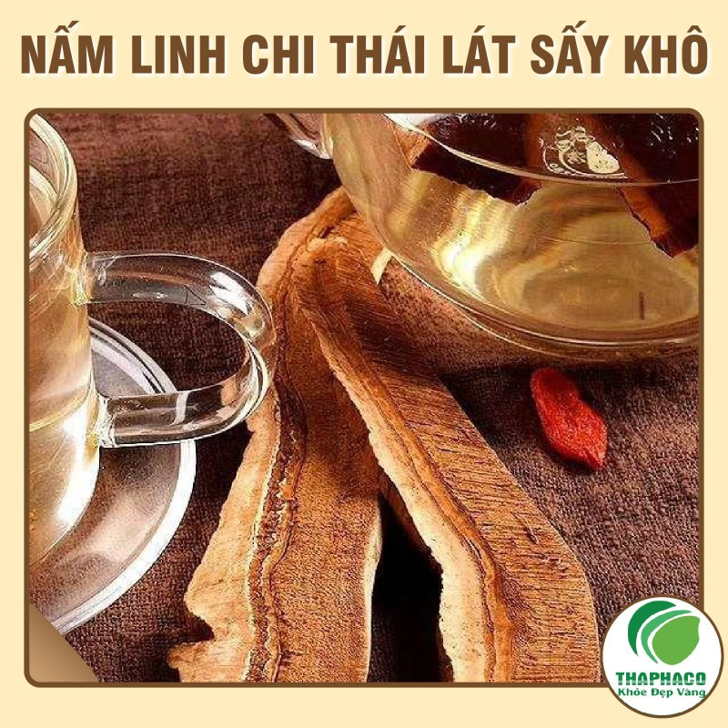 Nấm linh chi thái lát sấy khô