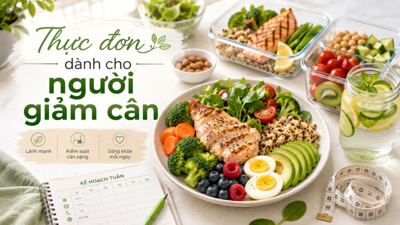 Thực Đơn Dành Cho Người Giảm Cân
