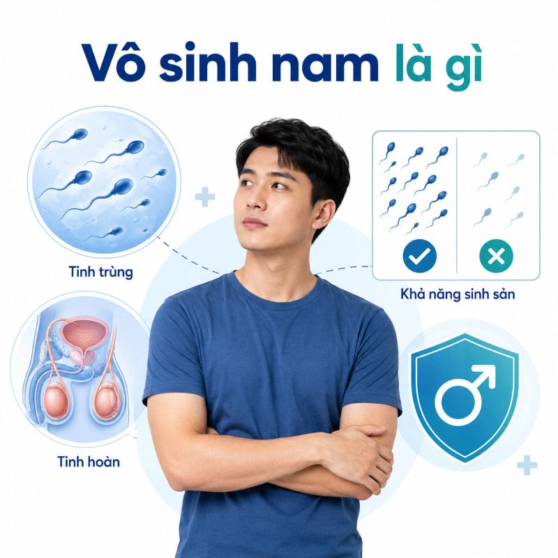 Vô sinh ở nam giới là gì ?