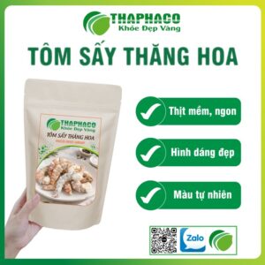 Tôm thẻ sấy thăng hoa tại Thaphaco 
