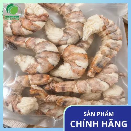 Tôm sấy thăng hoa giữ nguyên hình dáng và kích thước 